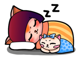 Opal girl and O-mi's daily life sticker #12772645