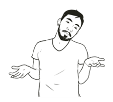 Beard Boy Shalala sticker #12772848