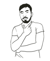 Beard Boy Shalala sticker #12772851