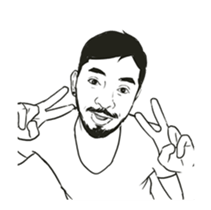 Beard Boy Shalala sticker #12772856