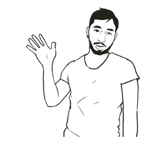 Beard Boy Shalala sticker #12772861