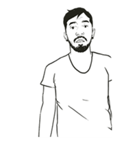 Beard Boy Shalala sticker #12772862