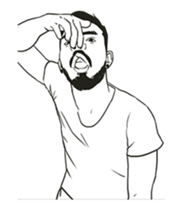 Beard Boy Shalala sticker #12772868