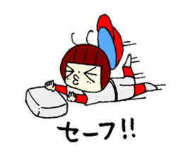 He is baseball boy sticker #12773018