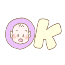 Sweet days of Cat Mama & baby sticker #12773134