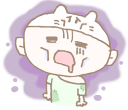 Sweet days of Cat Mama & baby sticker #12773137