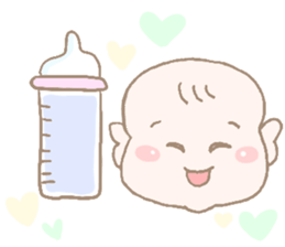 Sweet days of Cat Mama & baby sticker #12773140