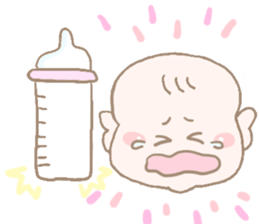 Sweet days of Cat Mama & baby sticker #12773142