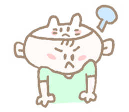 Sweet days of Cat Mama & baby sticker #12773157