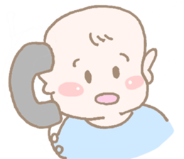 Sweet days of Cat Mama & baby sticker #12773161