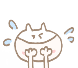 Sweet days of Cat Mama & baby sticker #12773170