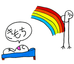 Traveling snowman sticker #12773649