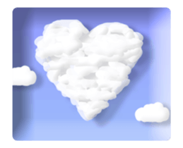 Animated blue sky sticker #12774935