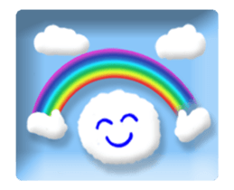 Animated blue sky sticker #12774939