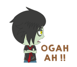 ZOKIN : Zombie Masa Kini sticker #12774951
