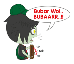 ZOKIN : Zombie Masa Kini sticker #12774955