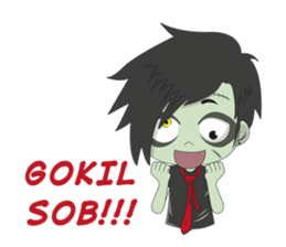 ZOKIN : Zombie Masa Kini sticker #12774964