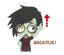 ZOKIN : Zombie Masa Kini sticker #12774989