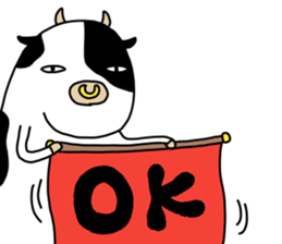 ushi-style sticker #12776038