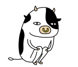 ushi-style sticker #12776061