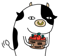 ushi-style sticker #12776074