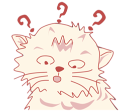 Pretty and nice cats sticker #12776223