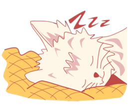 Pretty and nice cats sticker #12776224