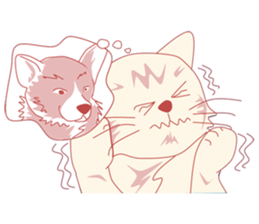 Pretty and nice cats sticker #12776225