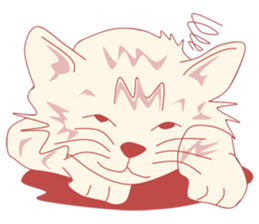 Pretty and nice cats sticker #12776226