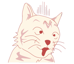 Pretty and nice cats sticker #12776229