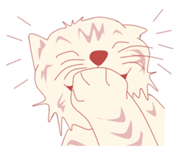 Pretty and nice cats sticker #12776230