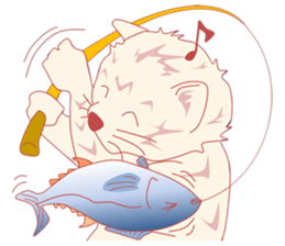 Pretty and nice cats sticker #12776233