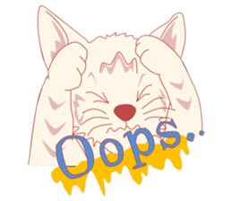 Pretty and nice cats sticker #12776234