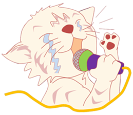 Pretty and nice cats sticker #12776237