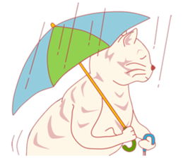 Pretty and nice cats sticker #12776238