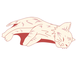 Pretty and nice cats sticker #12776242