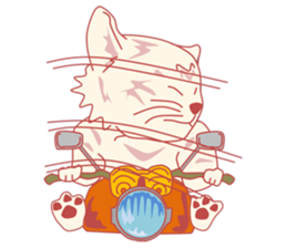 Pretty and nice cats sticker #12776250