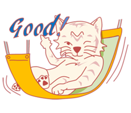 Pretty and nice cats sticker #12776253
