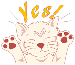 Pretty and nice cats sticker #12776254
