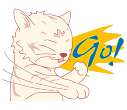 Pretty and nice cats sticker #12776255