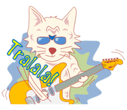 Pretty and nice cats sticker #12776257