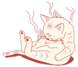 Pretty and nice cats sticker #12776261