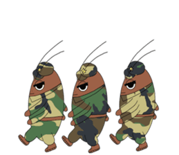 cockroach armys sticker #12776468
