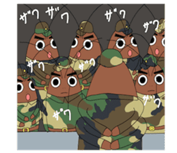 cockroach armys sticker #12776490