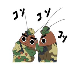 cockroach armys sticker #12776494