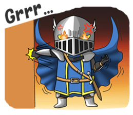 miniknight sticker #12777091