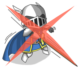 miniknight sticker #12777096