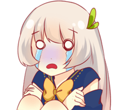 Moody Girl 1 sticker #12777184