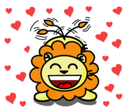 BEN LION ACTUALLY LOVE YOU 8 sticker #12777311