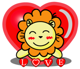 BEN LION ACTUALLY LOVE YOU 8 sticker #12777312